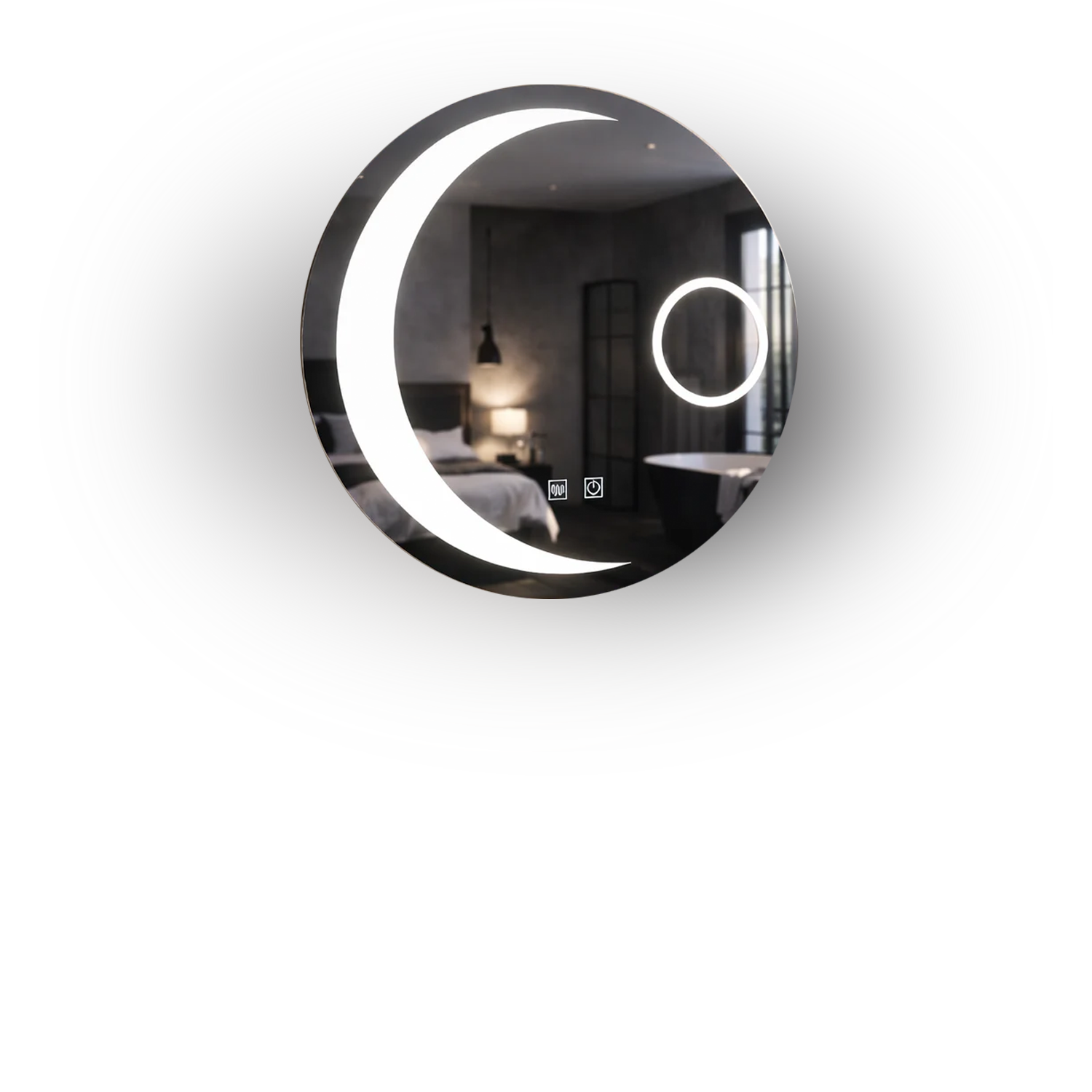 Στρογγυλές καθρέφτες μπάνιου