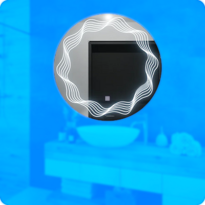 Στρογγυλές καθρέφτες μπάνιου