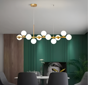 Πολυέλαιος μοντέρνος λαμπτήρας LOFT Pavilion, 11x G9, Χρυσός, Μέταλλο, Ρυθμιζόμενο ύψος