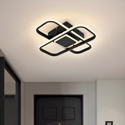 LED LED Anica με τηλεχειριστήριο, 120W, ακρυλικό και μέταλλο, μαύρο
