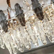 Candelabru Oliver, 8*E14, Chrome, Metal και Crystal