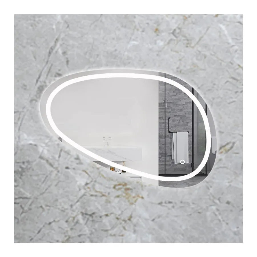 Mirror LED Touch Dissegno Σύστημα DEFRITION 80x45 CM Marcello Funghi Collection