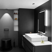 Mirror LED ορθογώνιο 60x80cm Rayonnement Motionglow Marcello System Disabling & Θερμόμετρο Dimable Θερμόμετρο