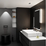 Mirror LED ορθογώνιο 60x80cm Rayonnement Motionglow Marcello System Disabling & Θερμόμετρο Dimable Θερμόμετρο