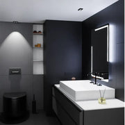 Mirror LED ορθογώνιο 60x80cm Rayonnement Motionglow Marcello System Disabling & Θερμόμετρο Dimable Θερμόμετρο