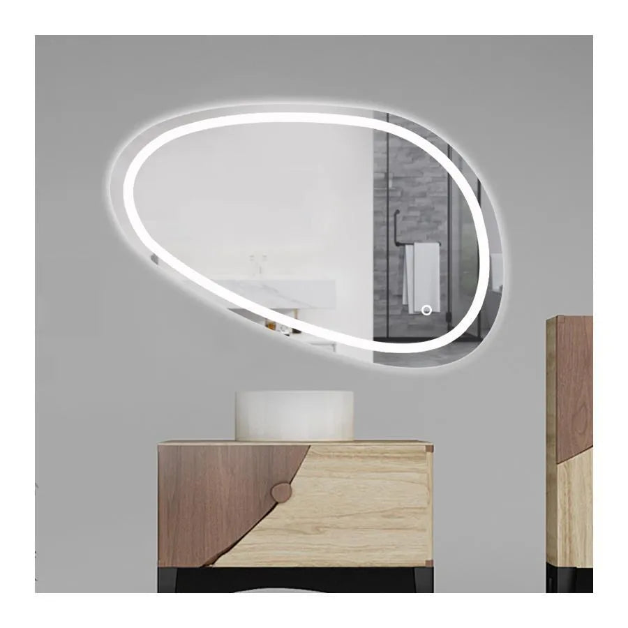 Mirror LED Touch Dissegno Σύστημα DEFRITION 80x45 CM Marcello Funghi Collection