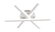 Lustra LED cu telecomanda ZOE, 40W, lumina Rece/Calda/Neutra, Dimabila, Alb