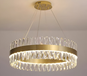 LED ALESSANDRO CHANDELIER με τηλεχειριστήριο, Daisy, διάμετρο 60cm, χρυσό