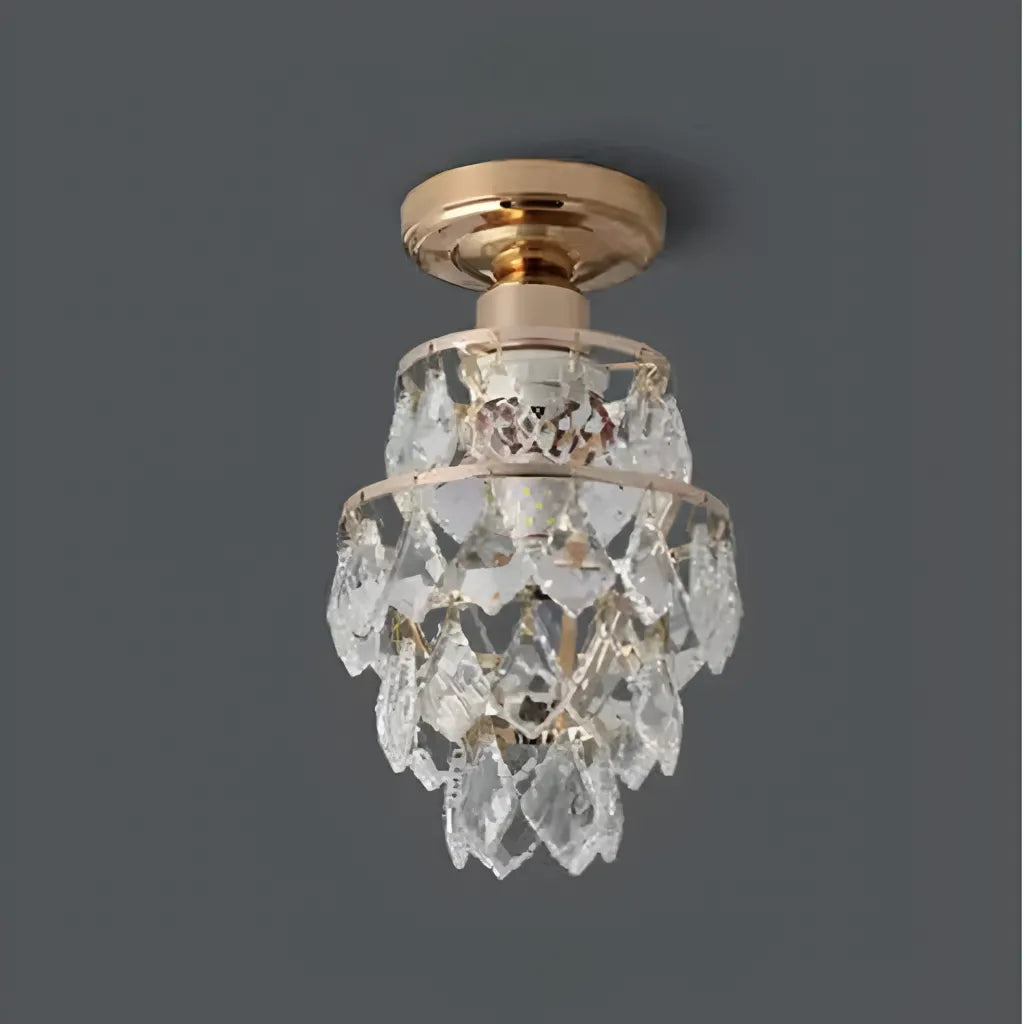 Ezzelin Crystal Lust, 1*E27, Metal, Golden