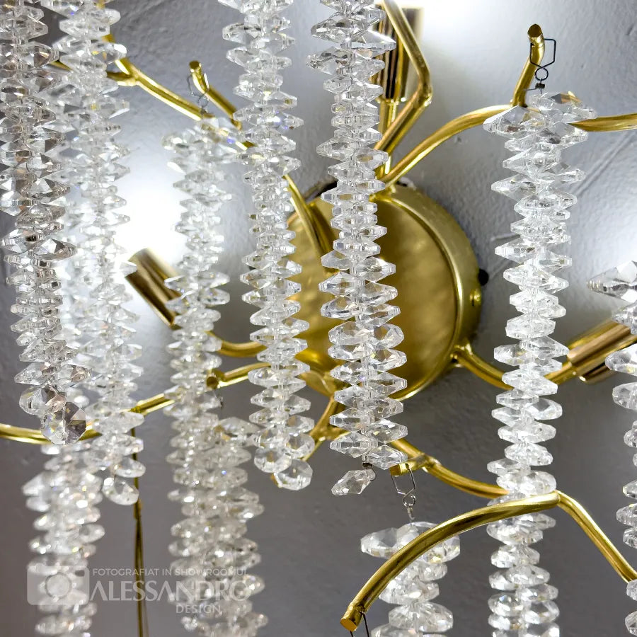 Εφαρμόστε Cristal Chandler 3x G9 Gold