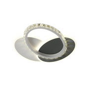 LED LED Prismiq, 28W, 3 κύκλοι, κρύο/ζεστό/ουδέτερο φως, μαύρο