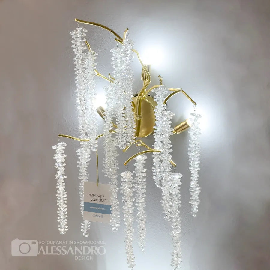 Εφαρμόστε Cristal Chandler 3x G9 Gold