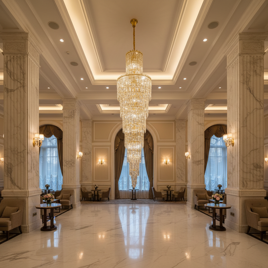 Crystal Chandelier FALL 27xE14, D60 cm, Gold, Metal and Crystal Crystal Chandeliers Προεπιλεγμένος τίτλος Alessandro Design