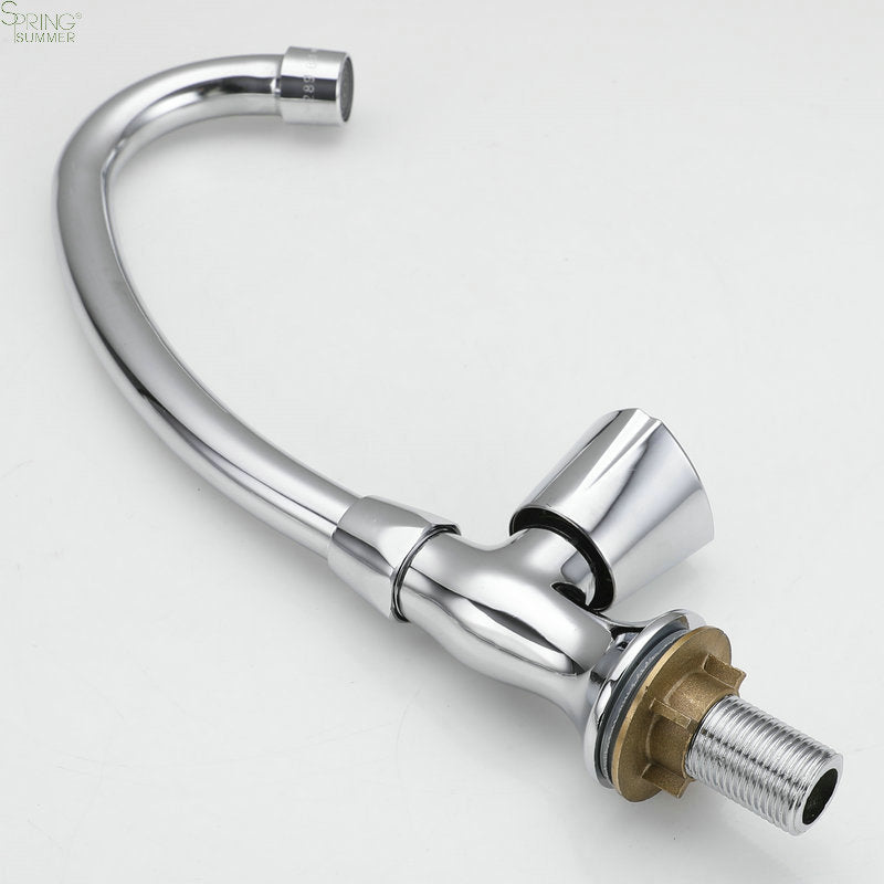 Μπαταρία κρύου νερού με περιστροφικό σωλήνα, χρώμιο, AR003