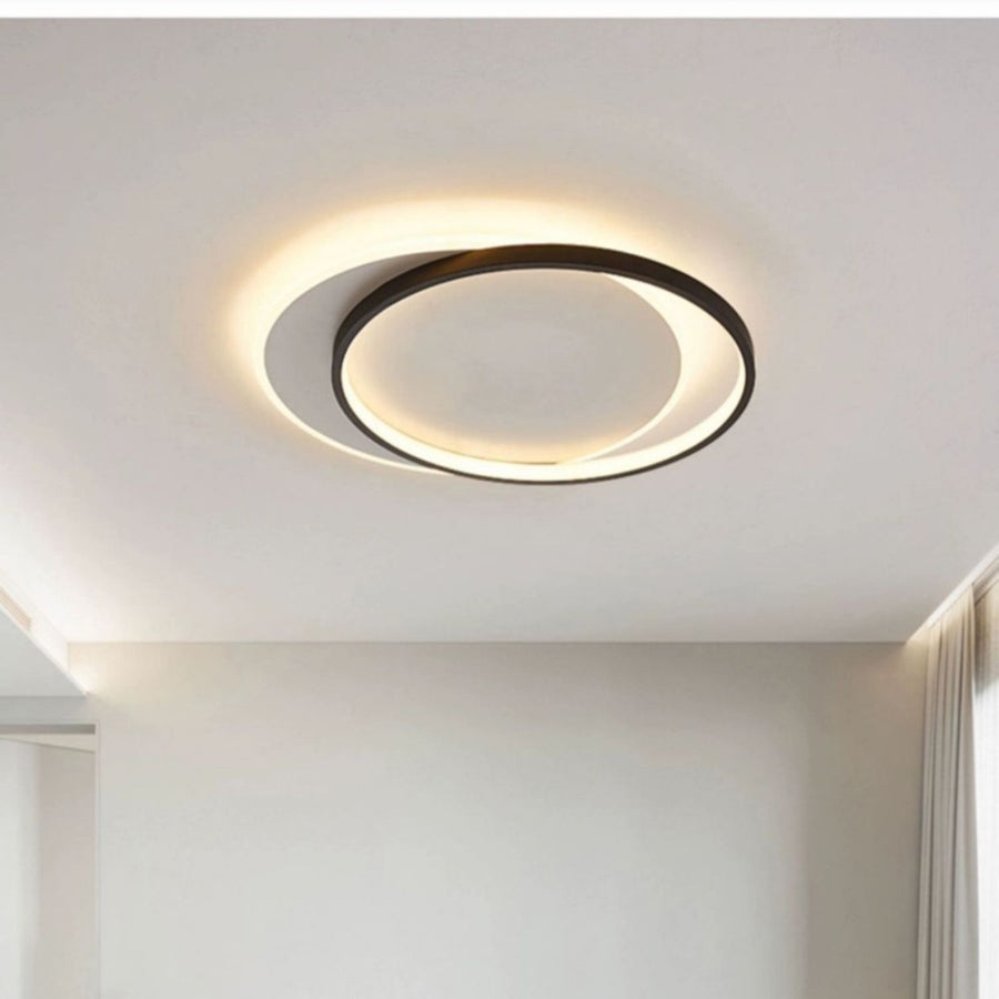 Πολυέλαιος LED με τηλεχειριστήριο CHIARA 76W, 3 Κύκλοι, Κρύο/Ζεστό/Ουδέτερο φως, Ρυθμιζόμενο, Μαύρο