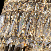 Crystal πολυέλαιος Windsor Regalis 10xe27, διάμετρο 85cm, γυαλιστερό χρώμιο, ρυθμιζόμενο ύψος