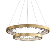 LED LED Casiana με τηλεχειριστήριο, 38W, Golden, Wasable