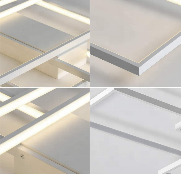 Πολυέλαιος LED με τηλεχειριστήριο LANDYN 71W, Κρύο/Ζεστό/Ουδέτερο φως, Ρυθμιζόμενο, Λευκό