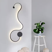 Εφαρμόστε LED Delilah 38W Διακοσμητικό φως/ζεστό/ουδέτερο μέταλλο και μαύρη σιλικόνη