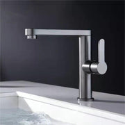 Μπαταρία Washbasin, υγιεινό ορείχαλκο, μαύρο, 9107h