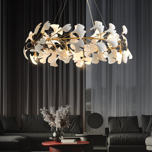 Crystal Chandelier Alpha 8XG9 Gold Ρυθμιζόμενο Ύψος