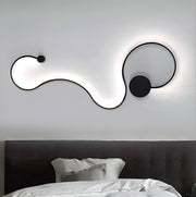 Εφαρμόστε LED Delilah 38W Διακοσμητικό φως/ζεστό/ουδέτερο μέταλλο και μαύρη σιλικόνη