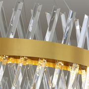 LED ALESSANDRO CHANDELIER με τηλεχειριστήριο, Daisy, διάμετρο 60cm, χρυσό