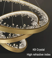 LED LED Casiana με τηλεχειριστήριο, 38W, Golden, Wasable