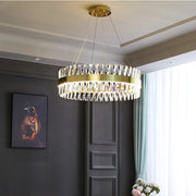 LED ALESSANDRO CHANDELIER με τηλεχειριστήριο, Daisy, διάμετρο 60cm, χρυσό