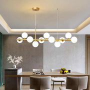 Πολυέλαιος μοντέρνος λαμπτήρας LOFT Pavilion, 11x G9, Χρυσός, Μέταλλο, Ρυθμιζόμενο ύψος