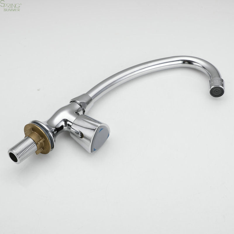 Μπαταρία κρύου νερού με περιστροφικό σωλήνα, χρώμιο, AR003