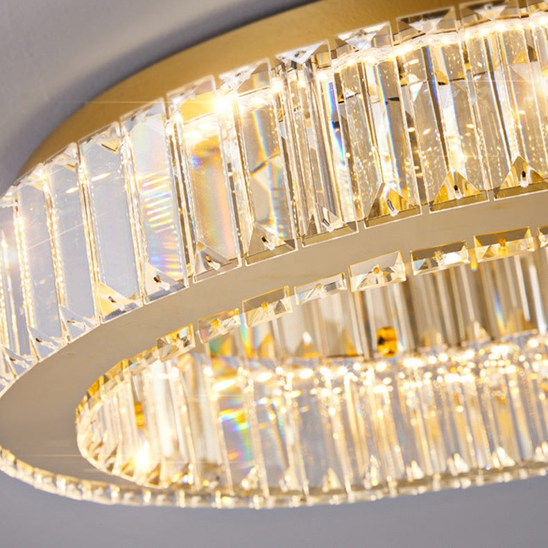 Lulus LED Crystal με το τηλεχειριστήριο Silver Latifah 118W