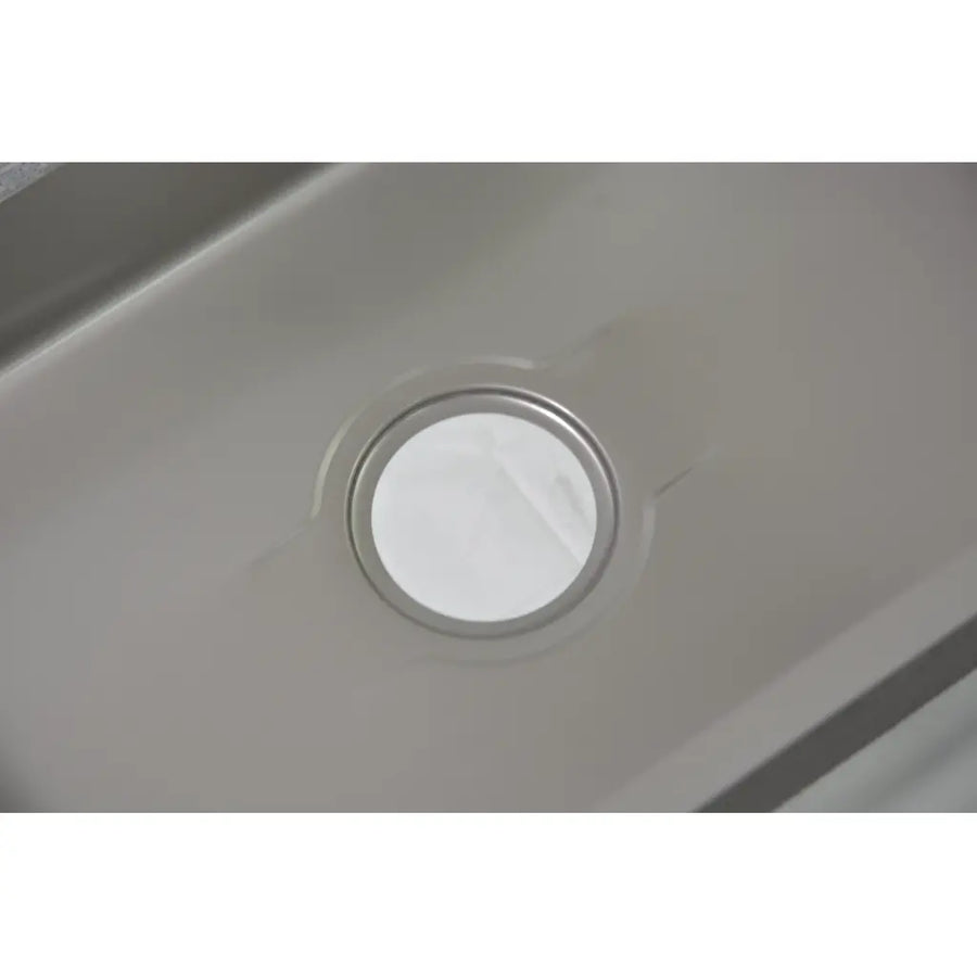 Ανοξείδωτος νεροχύτης κουζίνας, 50x40x21cm, με αξεσουάρ, βουρτσισμένο ανοξείδωτο