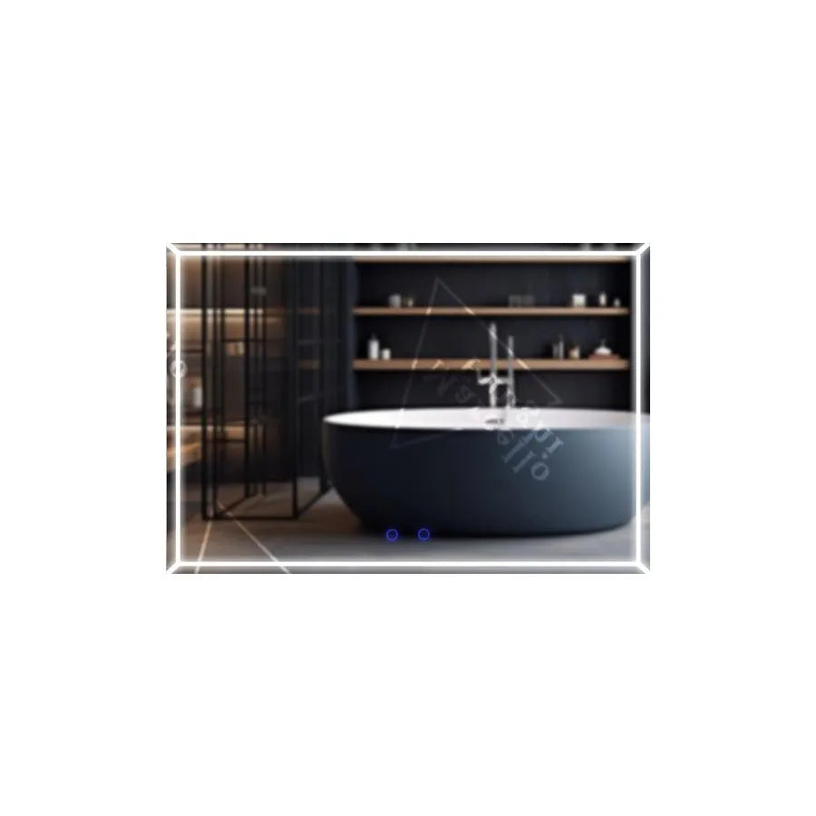 Mirror Led Touch Villya Σύστημα διάθεσης 80x60cm Marcello Funghi Collection