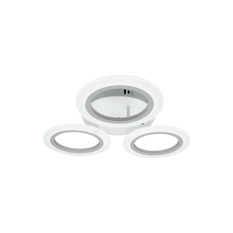 ΜΕΓΑΛΟΣ πολυέλαιος LED 24W, 3 Κύκλοι, Ουδέτερο φως, Λευκό
