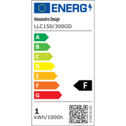 Lulus LED Crystal με το τηλεχειριστήριο Silver Latifah 118W