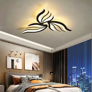 LED πολυέλαιος με τηλεχειριστήριο Sakura, 37W, 3 πέταλα, κρύο/ζεστό/ουδέτερο φως, ασταθές, λευκό
