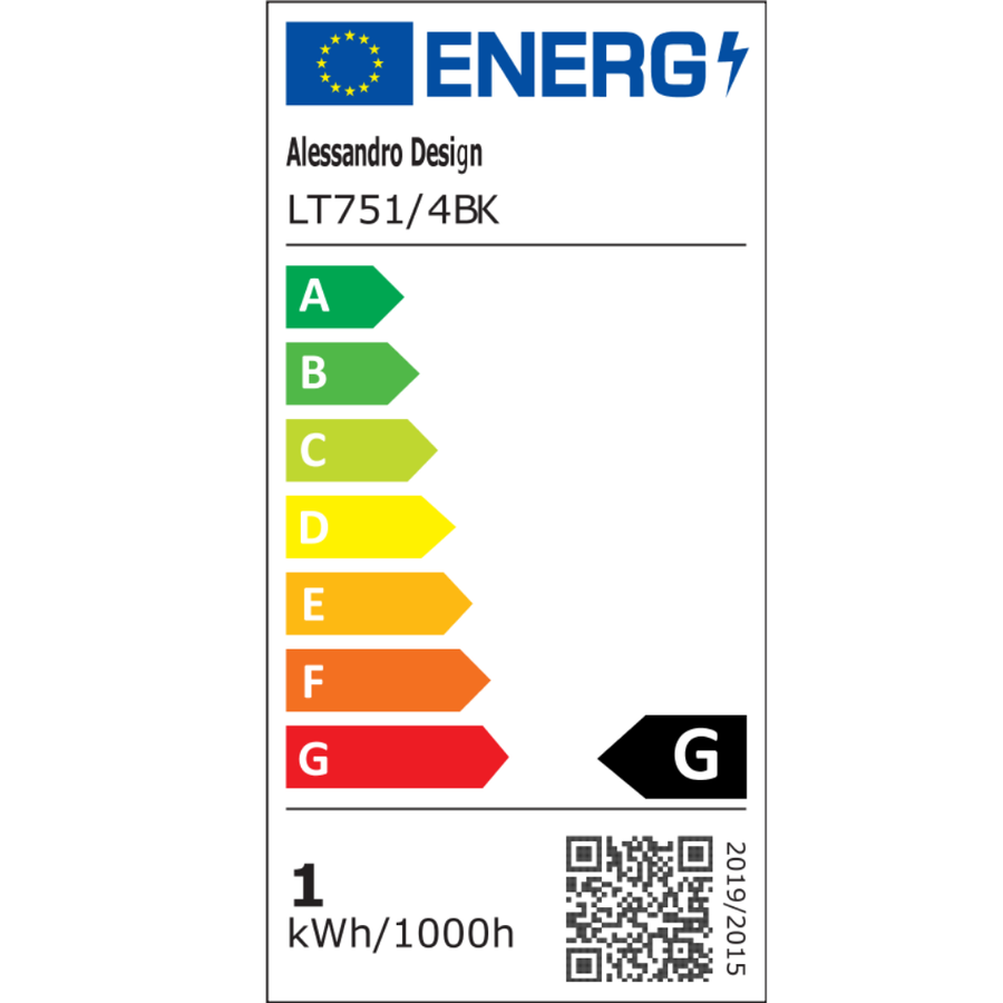 Πολυέλαιος LED με τηλεχειριστήριο, Κρεμαστό 98W, 4 Στοιχεία, Κρύο/Ζεστό/Ουδέτερο φως, Ρυθμιζόμενο, Ρυθμιζόμενο ύψος, Μαύρο