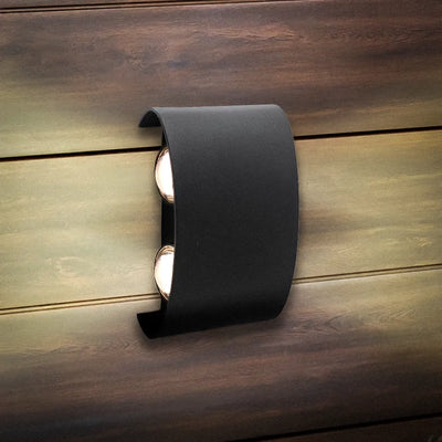 Fantasis Εφαρμογή εξωτερικού και εσωτερικού LED, 4 πηγές x 1W, IP65, μεταλλικό, μαύρο, 3000K