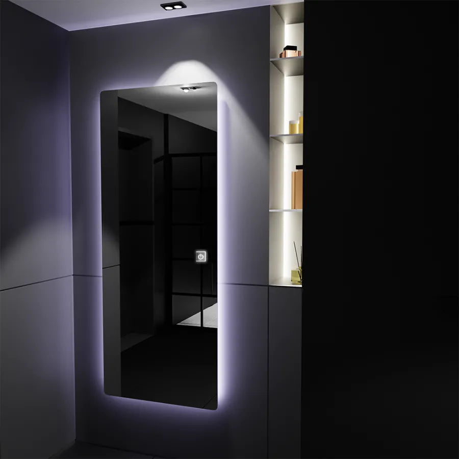 Ορθογώνιο καθρέφτη LED 60x150cm Marcello Touch Dressing Quarzo