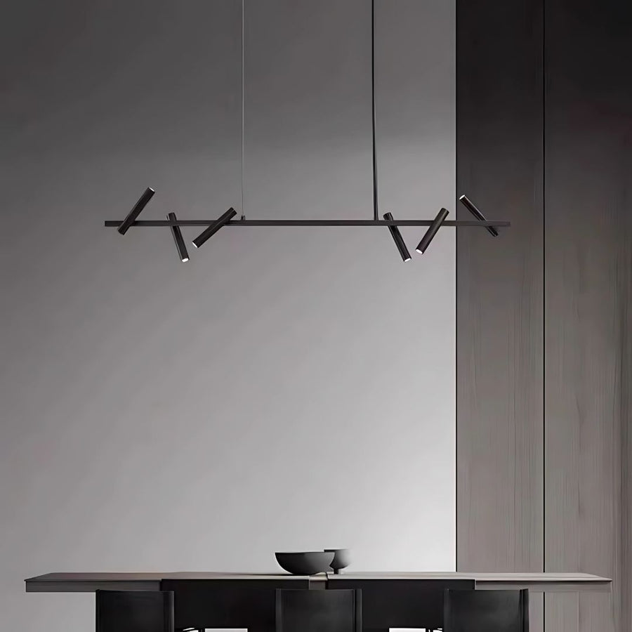 Πολυέλαιος LED με τηλεχειριστήριο Harman, 23W, 6 πηγές, ουδέτερο φως, μαύρο