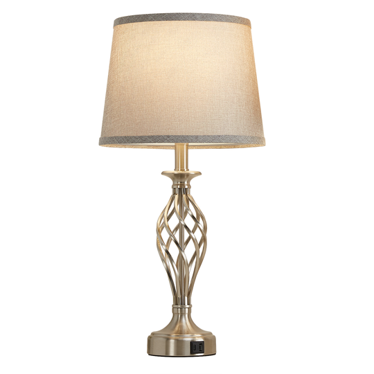 Λάμπα VZ212WH, 1x E27, Metal and Textile, White and Gold Lamps & Lamps Προεπιλεγμένος τίτλος Alessandro Design