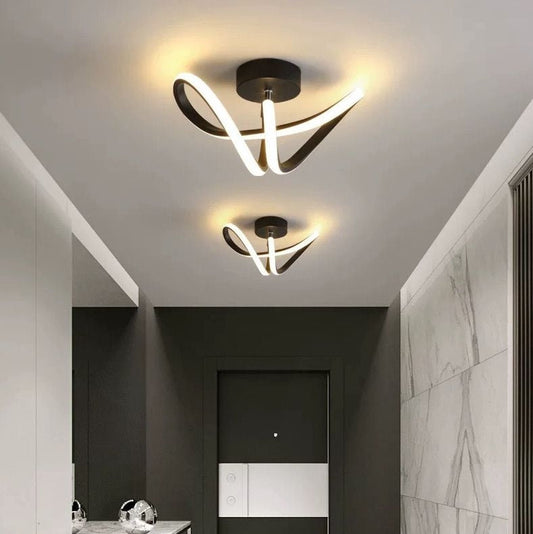 LED LED Vertex Pulse, 24W, κυματιστό, κρύο/ζεστό/ουδέτερο φως, μαύρο