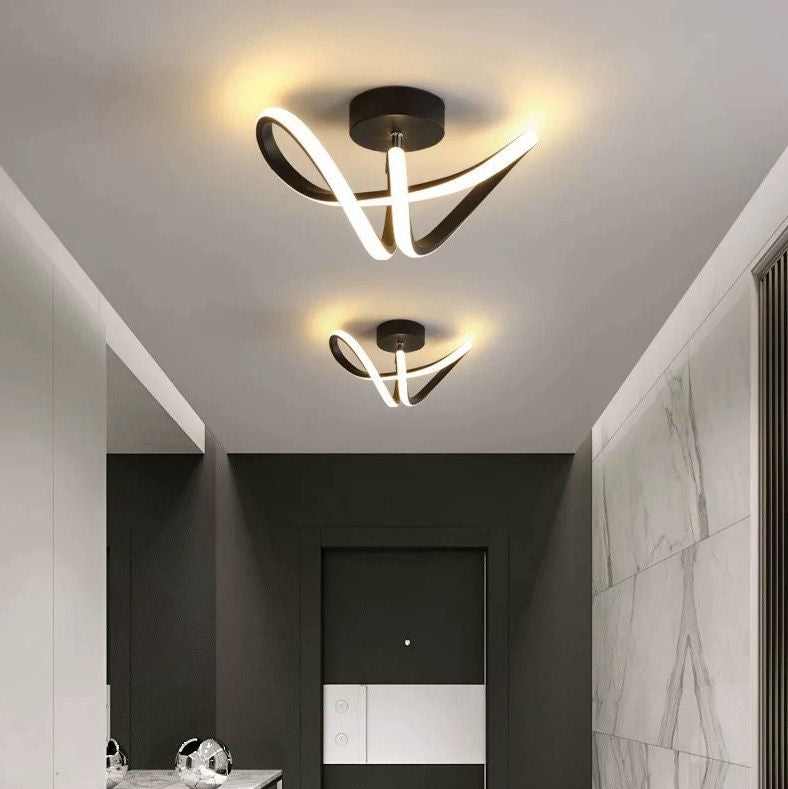 LED LED Vertex Pulse, 24W, κυματιστό, κρύο/ζεστό/ουδέτερο φως, μαύρο