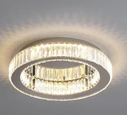 Lulus LED Crystal με το τηλεχειριστήριο Silver Latifah 118W