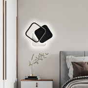 LED LED LED Prismiq, 34W, 3 τετράγωνα, κρύο/ζεστό/ουδέτερο φως, μαύρο