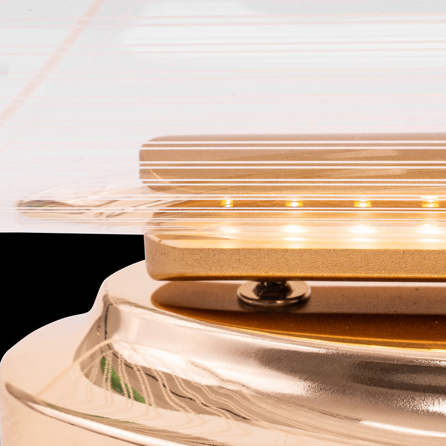 Aplică LED Leporis, 14W, 3000/4000/6000K, Metal, Auriu