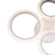 Πολυέλαιος LED με τηλεχειριστήριο BETTY 44W, 4 Κύκλοι, Κρύο/Ζεστό/Ουδέτερο φως, Ρυθμιζόμενο, Λευκό