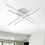 Πολυέλαιος LED τηλεχειριστηρίου GIO, 54W, 4 στοιχείων, κρύο/ψυχρό/ουδέτερο φως, ρυθμιζόμενο, λευκό