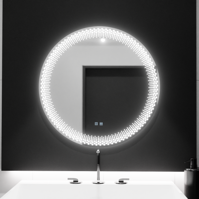 Καθρέφτης LED Στρογγυλός 60cm, Stellaire Touch, Σύστημα Demister, Dimmable
